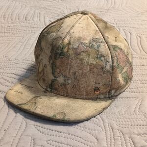 Vintage Map Print Cap